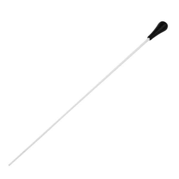 New Black ABS Handle Musical Music Conductor Baton Gift White 15inch