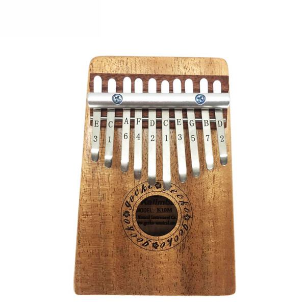 Pop2019 Kalimba Sanza Wood 10 Keys Thumb Pine Finger Thumb Keyboard Bag Teclado Musical Instrument Creative gifts