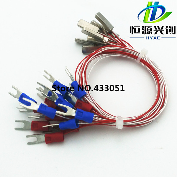 10pcs three-wire temperature sensor pt1000 chip temperature probe imported from Germany Free International Shipping