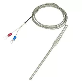 K Type 0-800 Degree Celsius Thermocouple Probe Sensors 2M 6.5Ft Equipments Temperature Testing