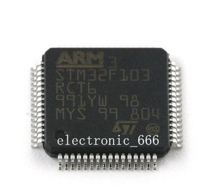5PCS STM32F103RCT6 32-bit 256K 72MHz 64-LQFP Microcontroller MCU