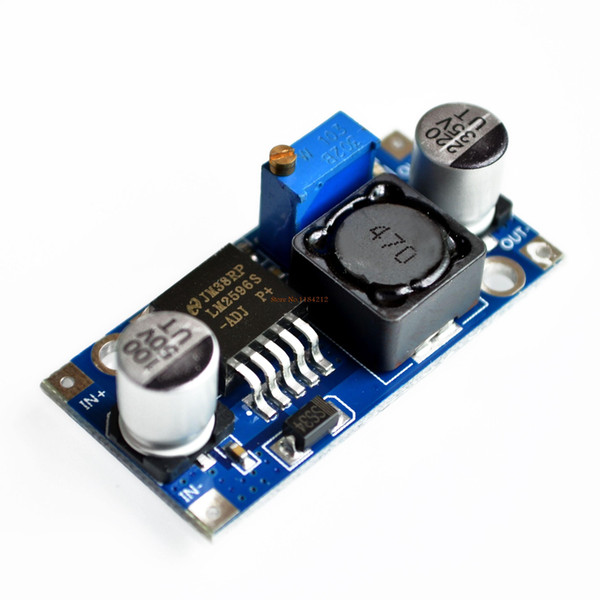 Wholesale- Ultra-small LM2596 power supply module DC / DC BUCK 3A adjustable buck module regulator ultra LM2596S 24V switch 12V 5V 3V