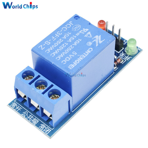 5Pcs/lot 5V Low Level Trigger One 1 Channel Relay Module Interface Board PIC AVR DSP ARM MCU Shield for arduino Diy Kit
