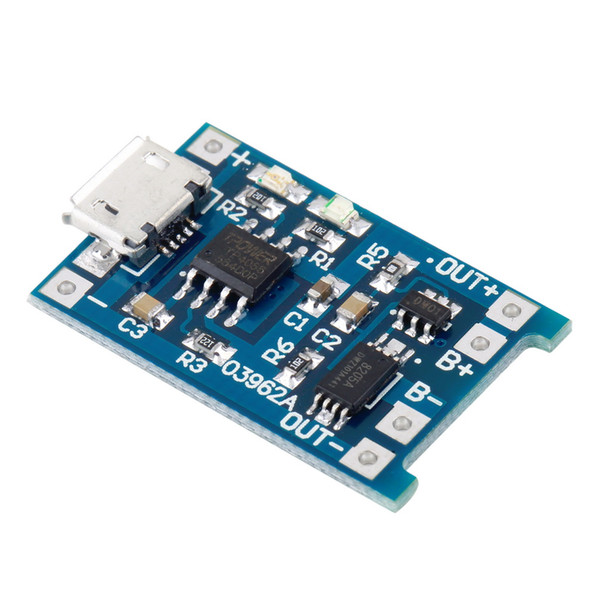 Professional 5V Micro USB 1A 18650 Lithium Battery Charging Board 18650 Batteries Charger Module Protection Wholesale