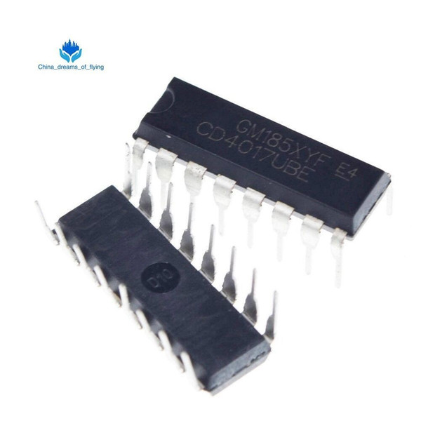100PCS CD4017 CD4017B CD4017BE 4017 DECADE COUNTER DIVIDER IC
