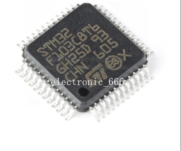 5PCS STM32F103C8T6 lqfp-48 ARM cortex-m3 32-bit microcontroller -MCU.Free Shipping