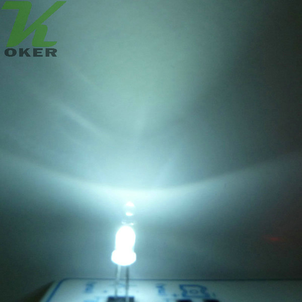 1000pcs 3mm White Round Water Clear LED Light Lamp led Diodes Free Shipping