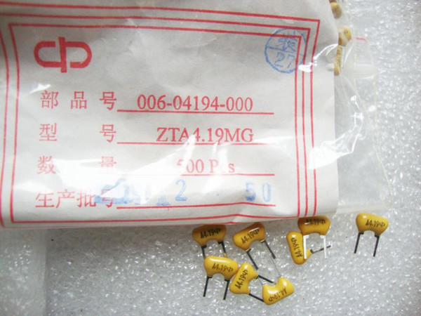 DIP ceramic crystal resonator two feet 4.19MHZ ZTA4.19M notch audio amplifier Accessories