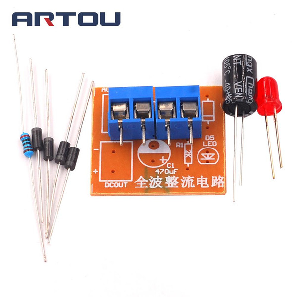 1N4007 Diy Kit IN4007 Bridge Rectifier AC DC Converter Full Wave Rectifier PCB Board KIT Parts Electronic Suite