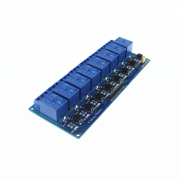 Wholesale-Free shipping With optocoupler 8 channel 8-channel relay control panel PLC relay 5V module for arduino hot sale in stock