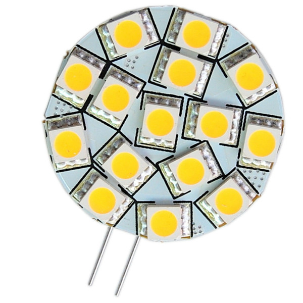 Free Shipment !LED G4 Spot Bulb 15leds SMD 5050 3W AC/DC10-30V Dimmable White 330LM Ships Auto