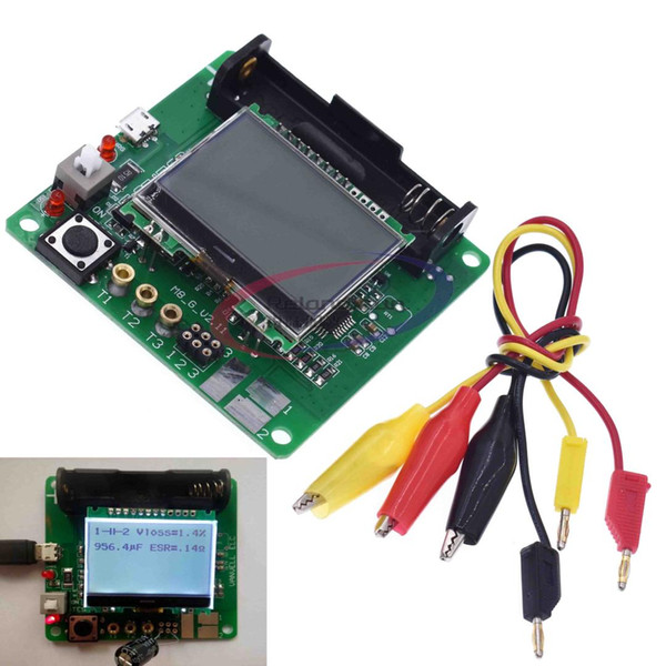 3.7V version of inductor-capacitor ESR meter DIY MG328 multifunction tester resistance Meter