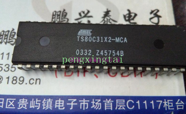 TS80C31X2-MCA / 80C31X2-UM , dual in-line 40 pin dip package . Electronic Components / 80C31X2 . PDIP40 . integrated ic