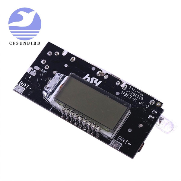 Automatic Protection! Dual USB 5V 1A 2.1A Mobile Power Bank 18650 Lithium Battery Charger Board Module Digital PCB