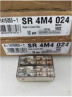 Imported original TYCO SCHRACK safety relay, SR4M4024, 24VDC, 8A, 250VAC, three open and close