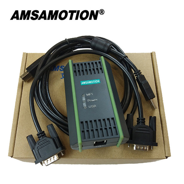 Amsamtion USB-MPI USB-PPI For Siemens S7-200 300 400 6ES7 972-0CB20-0XA0 MPI PPI DP Optical Isolation Type PLC Programming Cable USB CABLE