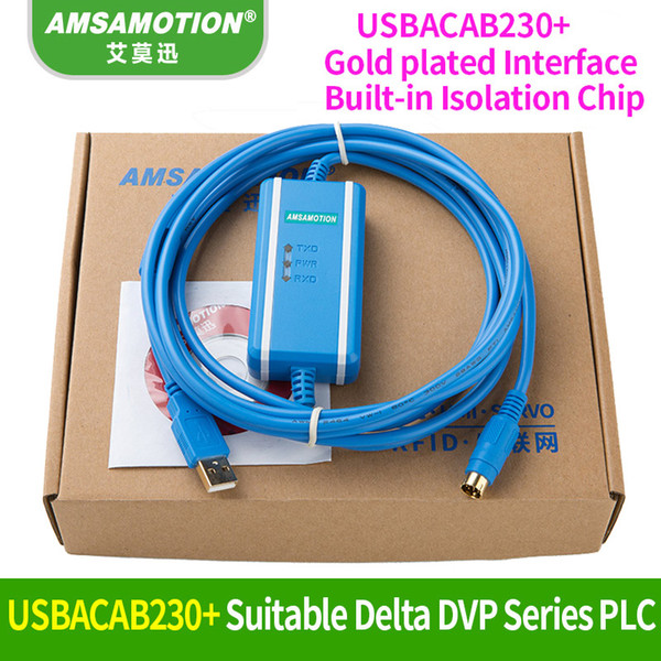 USB-DVP Suitable Delta DVP PLC Programming Cable USBACAB230 DVP ES EE SS Series Communication Cable