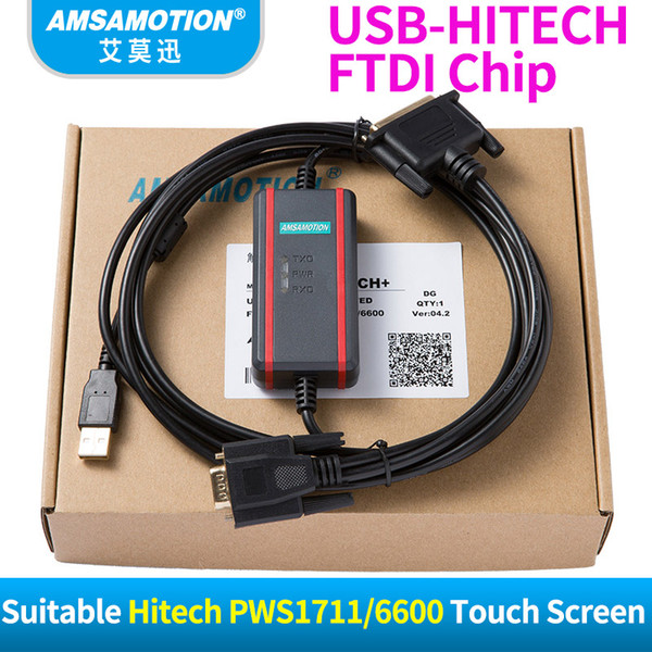 USB-HITECH USB-1711/6600 For Hitech PWS1711 6600 5610 6500 Touch Screen Programming Cable FTDI