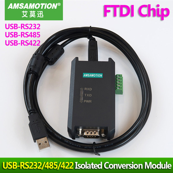 Industrial Grade USB-RS485 USB-RS422 USB-RS232 FTDI Chip Isolated Conversion Module USB TO RS232/422/485 Magnetic Isolation