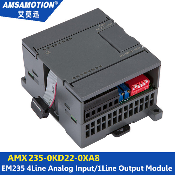 AMSAMOTION Extension Module Suitable Siemens S7-200 Analog Module 4I/1O EM235 235-0KD22-0XA8