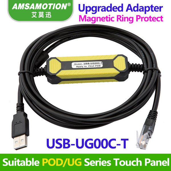 Updated Vresion!! Amsamotion USB-UG00C-T Suitable Fuji POD UG Series Touch Screen Programming Cable USBUG00CT UG00C-T