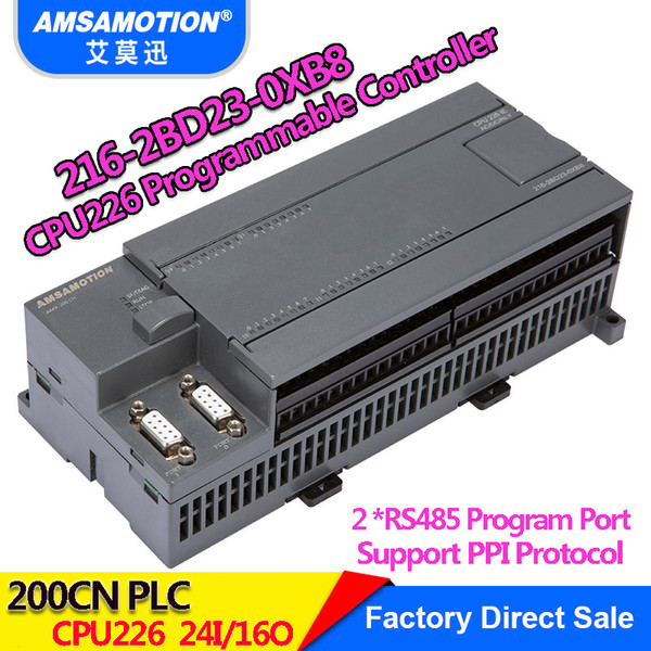 Amsamotion CPU226CN 6ES7 216-2BD23-0XB8 Relay Type PLC And 6ES7 216-2AD23 Transistor Type PLC With Free Shipping