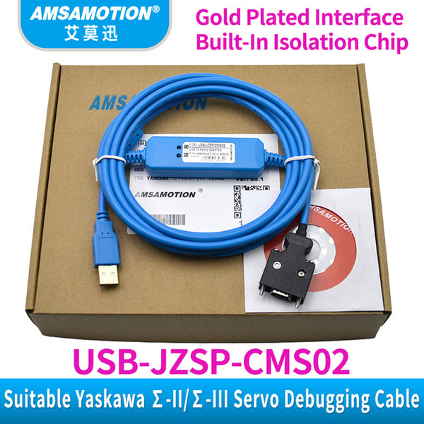 USB-JZSP-CMS02 Suitable Yaskawa Sigma-II/ Sigma-III Series Servo Debugging Programming Cable SGM PC TO Servo Packs Cable