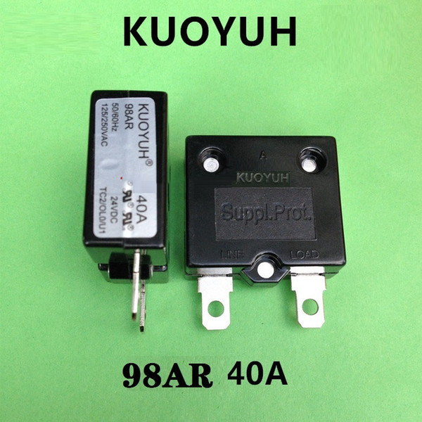 Taiwan KUOYUH 98AR-40A Overcurrent Protector Overload Switch Automatic Reset