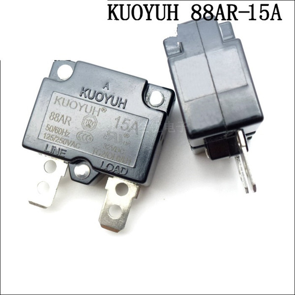 Taiwan KUOYUH Overcurrent Protector Overload Switch Automatic Reset 15A 88AR Series