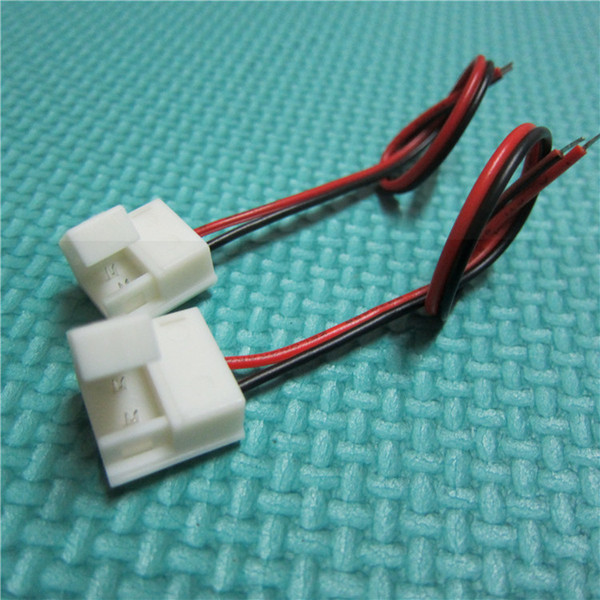 100Pcs=1Lot Line Connector For 3528 5050 5630 5050RGB Led Strip Light Mini Jack Adapter Female Wired Cable Contactor