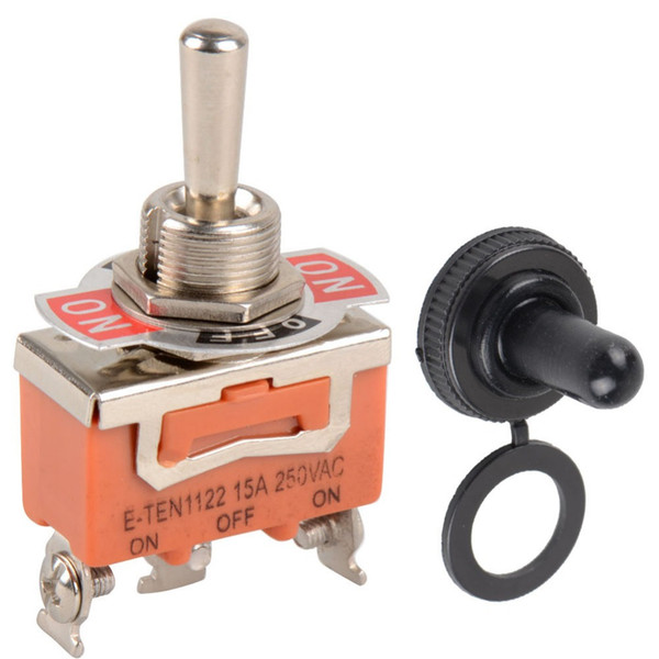 Wholesale-2015 NEW high quality!!!On/Off/ 3 Screw Terminals AC 250V 15A SPDT Toggle Switch VE180 P