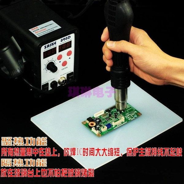 Wholesale-High quality Heat-resistant Soldering Station Repair insulation pad maintainance desk mat maintenance platform free shipping