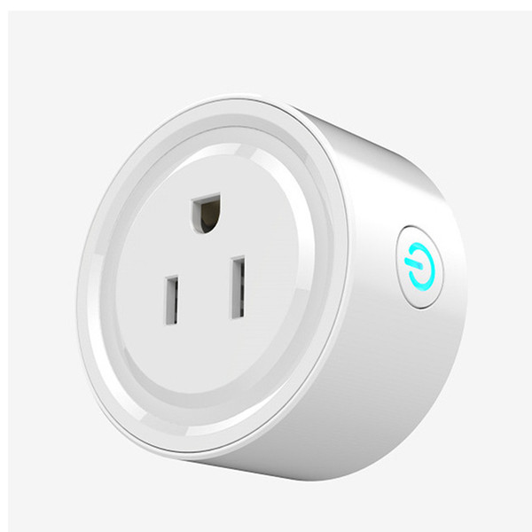 WiFi Smart Socket Plug Mini Smart Outlet Work with Alexa Echo & Google Home for Voice Control with Timing Function