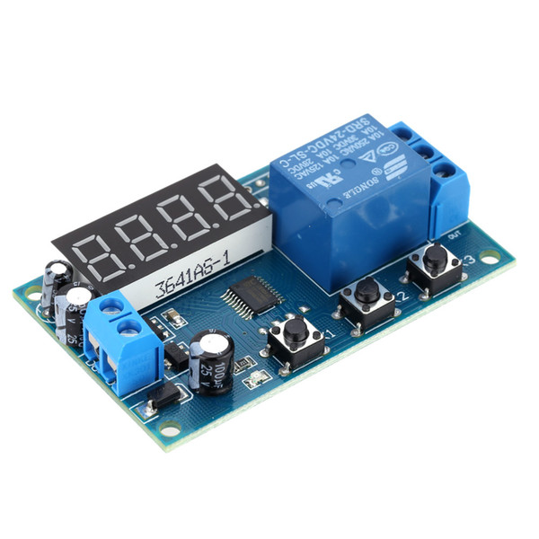 Multifunction Delay Time Relay Module Timing Switch Control Cycle Timer DC 12V LED Display Intelligent Control Time Relay/Delay