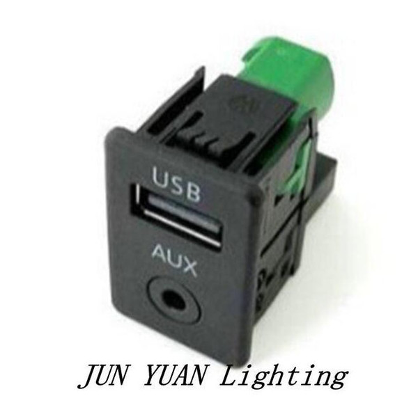 -High quality!GENUINE RCD 510/310 Armrest AUX+USB Switch Plug For VW Passat B6 B7 CC 3CD 035 249 A,Free shipping!