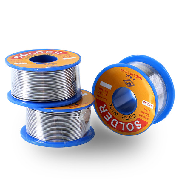 Cheap Welding Wires Solder Wire 0.8/1.0mm/1.2mm Dia No-Clean 60/40 Rosin Core Tin Welding Low Melting Point Fast Soldering Repair Tool 1