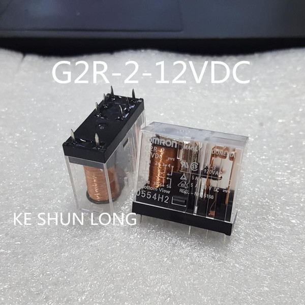 Free shipping lot (5 pieces/lot) 100%Original New G2R-2 G2R-2-DC12V G2R-2-12V G2R-2-12VDC 8PINS 5A250VAC 5A30VDC 12VDC Power Relay