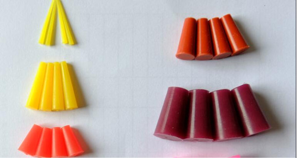 100pcs/pk Silicone Rubber Cone Tapered Stopper Plugs Powder Coating Paint (length unit: mm)