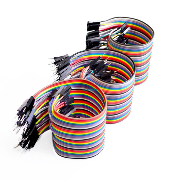 Wholesale-Dupont line 120pcs 20cm male to male + male to female and female to female jumper wire Dupont cable