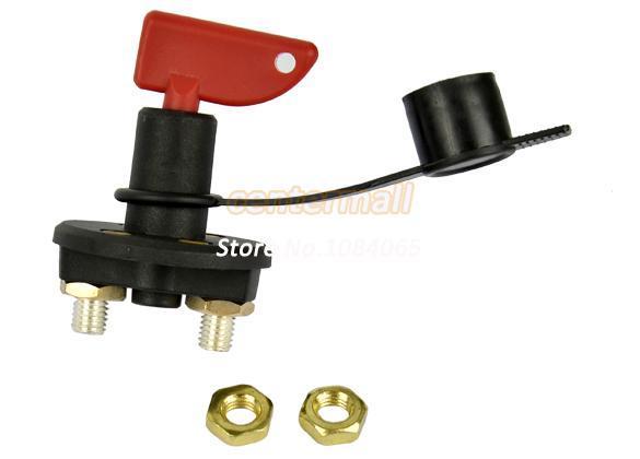 New Arrival Battery Disconnect Master Kill Switch Cut-Off Marine RV with Quick Removable Key Dropshipping