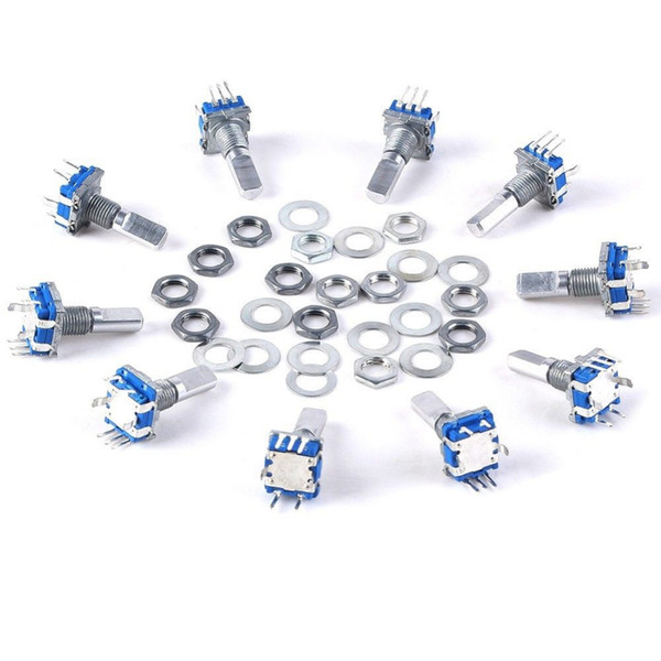 Hot 30pcs 12mm Rotary Encoder Push Button Switch Keyswitch Electronic Components