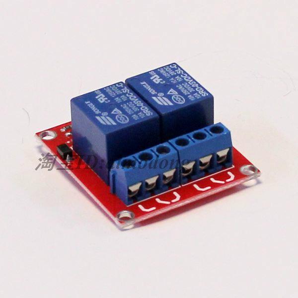 New 2-way 5V DC power supply Control Relay Module Relay Module Relay Expansion 5V 12V 24V