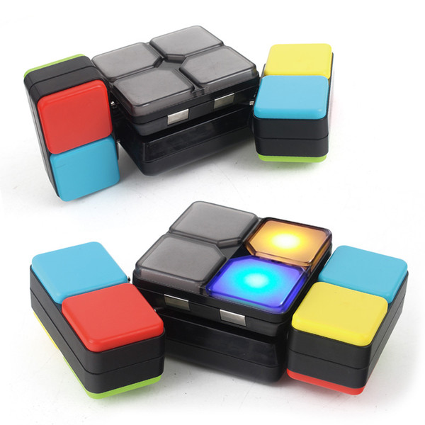 Rubik Cube Music Glowing Flashing Magic Cube Toys Changeable Intelligent Puzzle Kid Electronic Music Colorful Light Game Cube