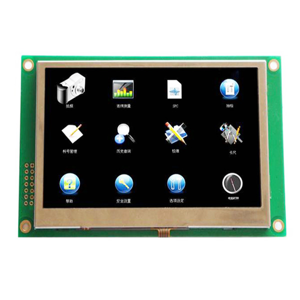 Industrial grade 7 inch tft intelligent lcd display module with 4-wire touch panel