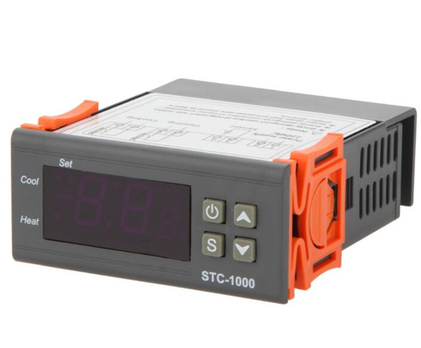 Universal -50-99 Degree STC-1000 Digital LCD Thermostat Regulator Temperature Controller Thermostat w/ Sensor AC 110V 220V 24V 12V