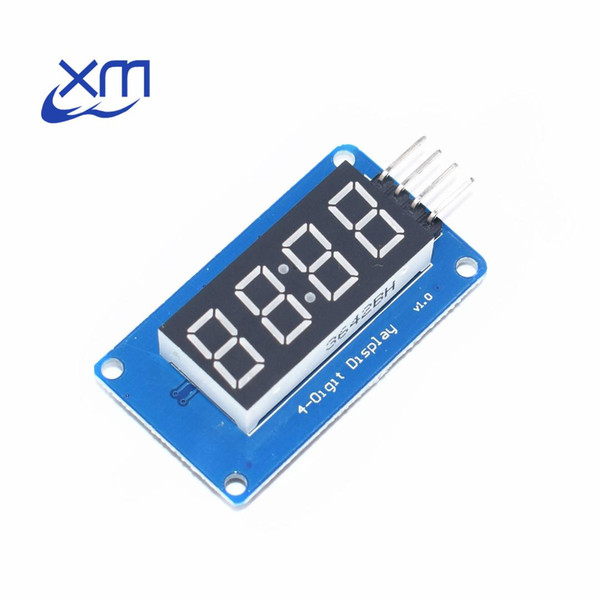 1pcs 4 Bits TM1637 Red Digital Tube LED Display Module & Clock B51