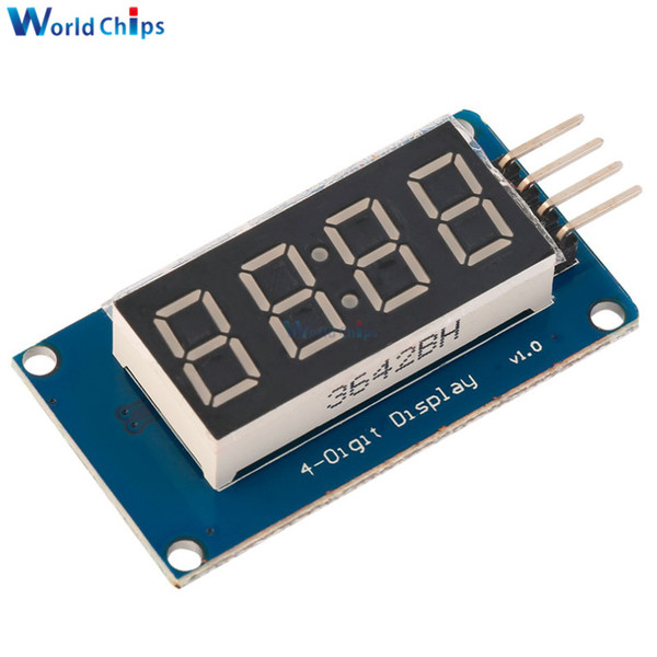 5pcs TM1637 LED Display Module For arduino 7 Segment 4 Bits 0.36Inch Clock RED Anode Digital Tube Four Serial Driver Board Pack