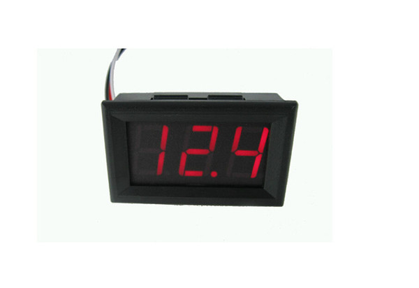 4.5-30V DC Car Motor Red LED Digital Voltmeter Gauge Volt Voltage Panel Meter LED Displays Free shipping