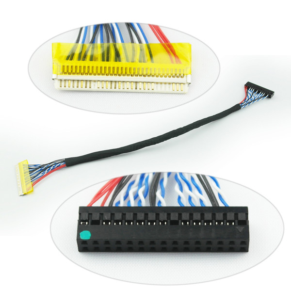 FIX 30Pin LVDS Cable for HDMI LCD Controller Panel 2ch 6 Bit Interface Wire