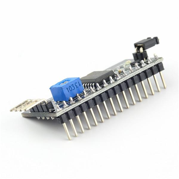1pc Board Module Port for Arduino 1602 LCD Display Adjustable Backlight of Interface Module IIC/I2C/TWI/SPI Serial Newest